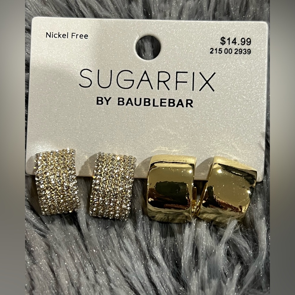 SugarFix adorable earrings 2 sets